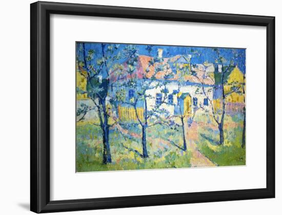 Spring - Blossoming Garden, 1904-Kazimir Malevich-Framed Giclee Print