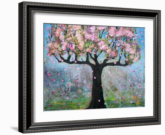 Spring Blossoms Tree-Blenda Tyvoll-Framed Giclee Print