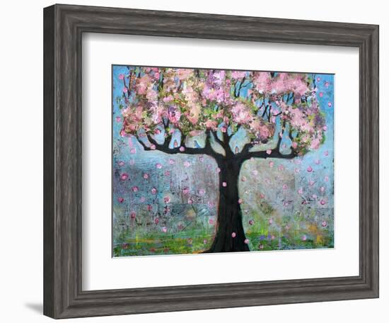 Spring Blossoms Tree-Blenda Tyvoll-Framed Giclee Print