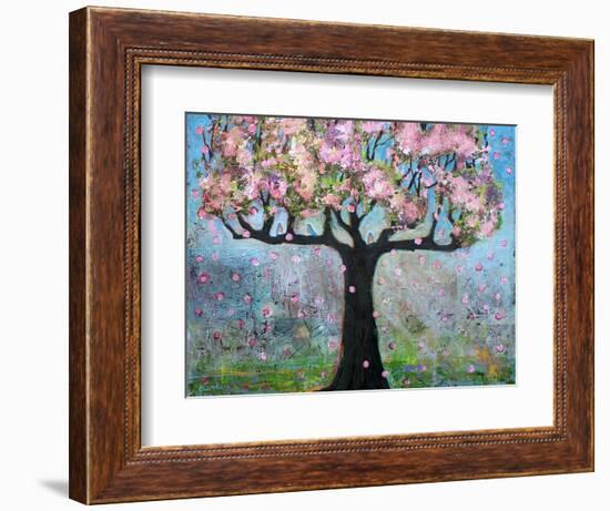 Spring Blossoms Tree-Blenda Tyvoll-Framed Giclee Print
