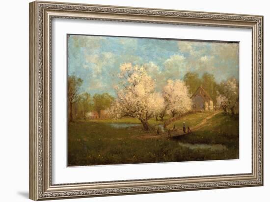 Spring Blossoms-Julian Robert Onderdonk-Framed Giclee Print