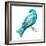 Spring Blue Bird III-Lanie Loreth-Framed Art Print