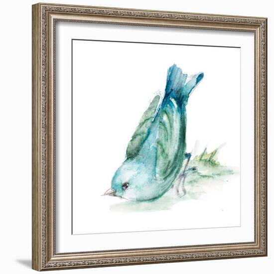 Spring Blue Bird IV-Lanie Loreth-Framed Art Print