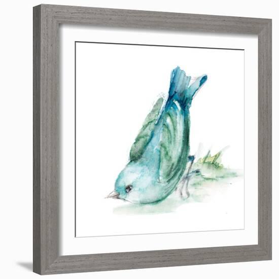 Spring Blue Bird IV-Lanie Loreth-Framed Art Print