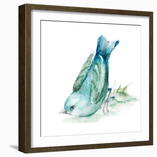 Spring Blue Bird IV-Lanie Loreth-Framed Art Print