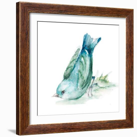 Spring Blue Bird IV-Lanie Loreth-Framed Art Print