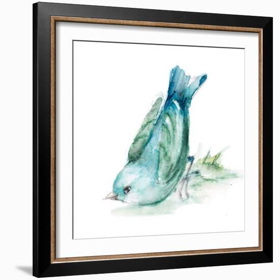 Spring Blue Bird IV-Lanie Loreth-Framed Art Print