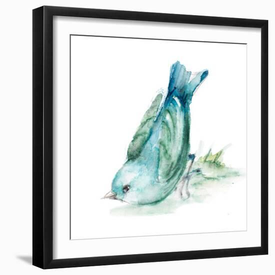 Spring Blue Bird IV-Lanie Loreth-Framed Art Print