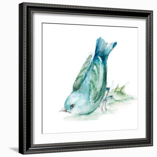 Spring Blue Bird IV-Lanie Loreth-Framed Art Print