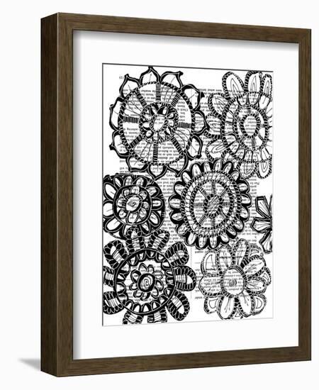 Spring Book Page-Laura Miller-Framed Giclee Print