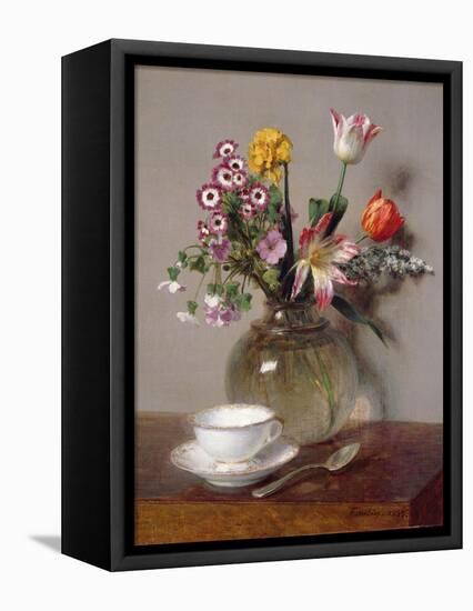 Spring Bouquet, 1865-Henri Fantin-Latour-Framed Premier Image Canvas