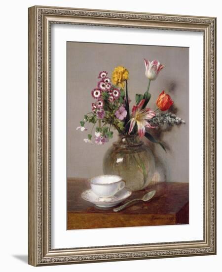 Spring Bouquet, 1865-Henri Fantin-Latour-Framed Giclee Print