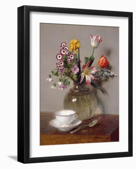 Spring Bouquet, 1865-Henri Fantin-Latour-Framed Giclee Print