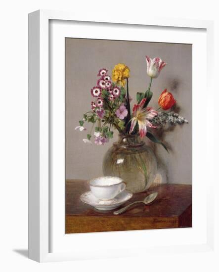 Spring Bouquet, 1865-Henri Fantin-Latour-Framed Giclee Print