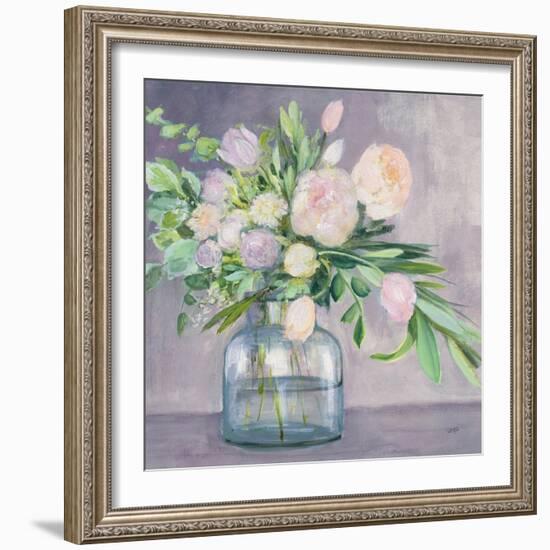 Spring Bouquet Plum Crop-Julia Purinton-Framed Art Print