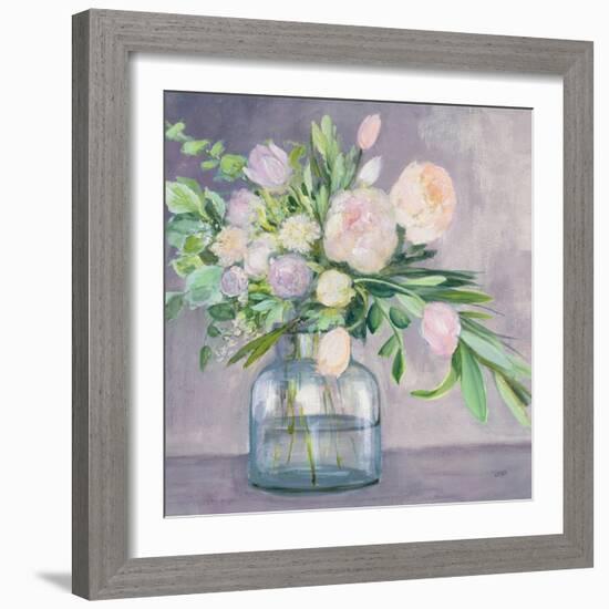 Spring Bouquet Plum Crop-Julia Purinton-Framed Art Print