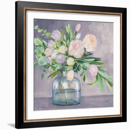 Spring Bouquet Plum Crop-Julia Purinton-Framed Art Print