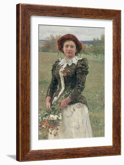 Spring Bouquet-Ilya Efimovich Repin-Framed Giclee Print