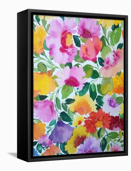 Spring Bouquet-Kim Parker-Framed Premier Image Canvas