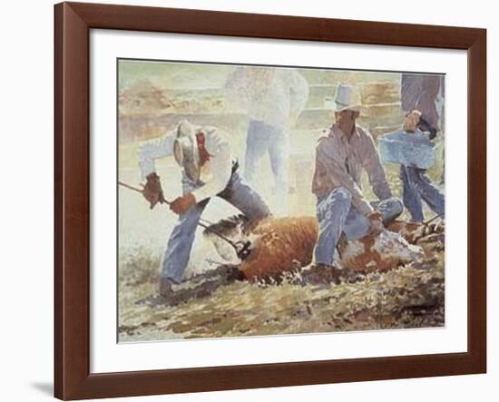 Spring Branding-LaVere Hutchings-Framed Art Print