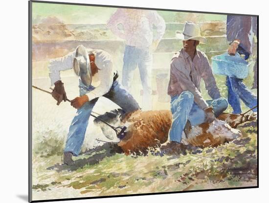 Spring Branding-LaVere Hutchings-Mounted Giclee Print