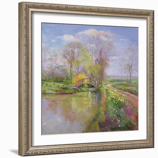 Spring Bridge, 1992-Timothy Easton-Framed Giclee Print