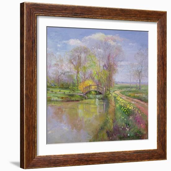 Spring Bridge, 1992-Timothy Easton-Framed Giclee Print