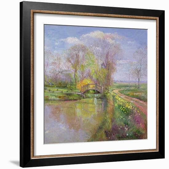 Spring Bridge, 1992-Timothy Easton-Framed Giclee Print