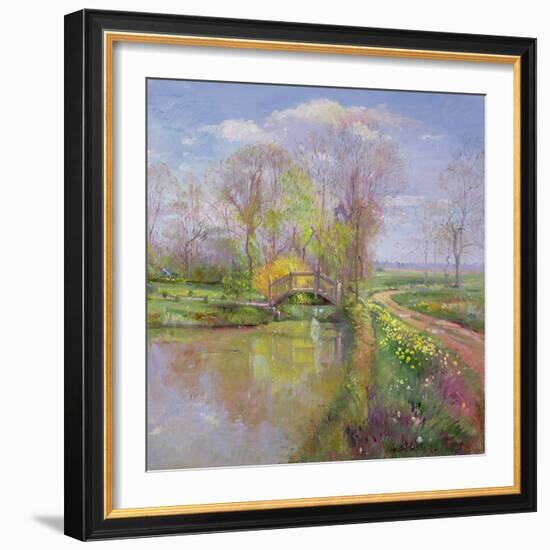 Spring Bridge, 1992-Timothy Easton-Framed Giclee Print