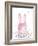 Spring Bunny - Teeny-weeny-Clara Wells-Framed Art Print