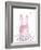 Spring Bunny - Teeny-weeny-Clara Wells-Framed Art Print