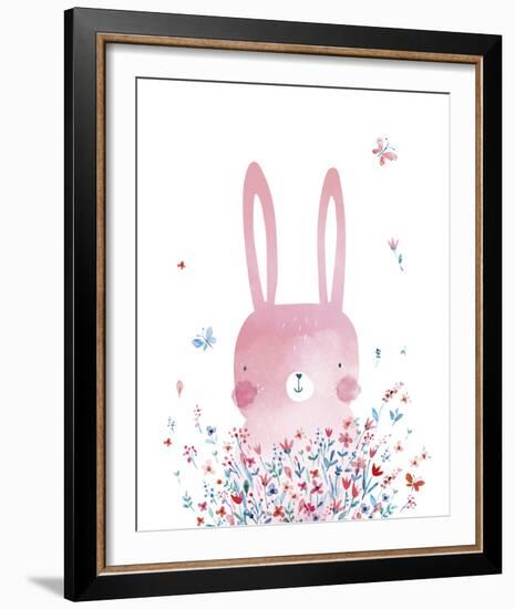 Spring Bunny-Clara Wells-Framed Giclee Print