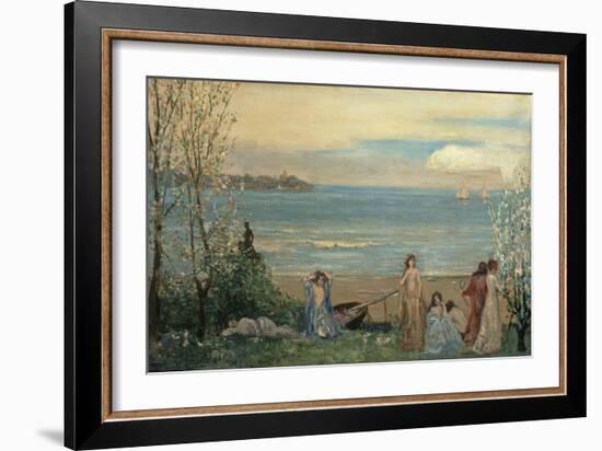 Spring by the Sea-Charles Conder-Framed Giclee Print