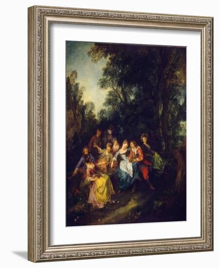 Spring, C1730-Nicolas Lancret-Framed Giclee Print