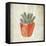 Spring Cactus 2-Kimberly Allen-Framed Stretched Canvas