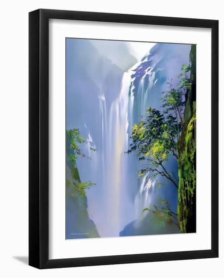 Spring Cascades-Thomas Leung-Framed Giclee Print