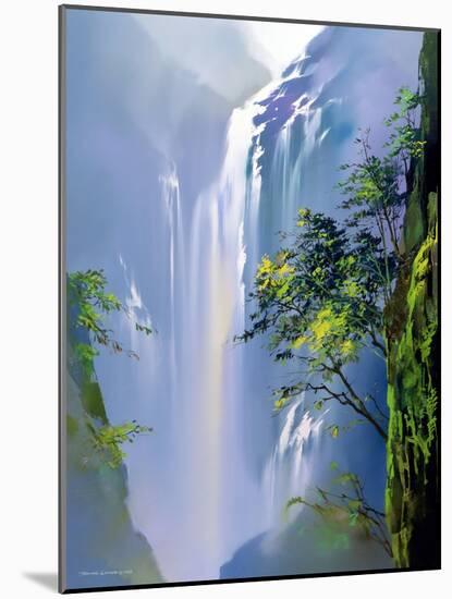 Spring Cascades-Thomas Leung-Mounted Giclee Print