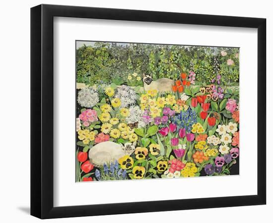 Spring Cats-Hilary Jones-Framed Giclee Print