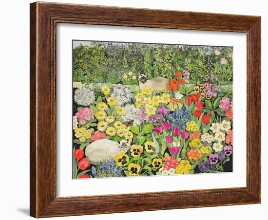 Spring Cats-Hilary Jones-Framed Giclee Print