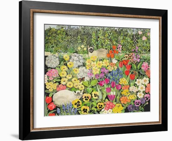 Spring Cats-Hilary Jones-Framed Giclee Print