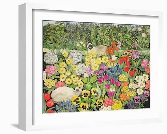 Spring Cats-Hilary Jones-Framed Giclee Print