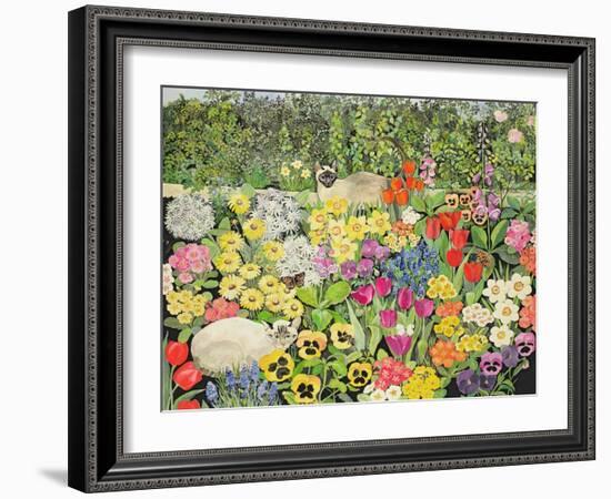 Spring Cats-Hilary Jones-Framed Giclee Print