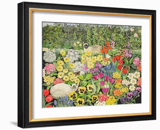 Spring Cats-Hilary Jones-Framed Giclee Print