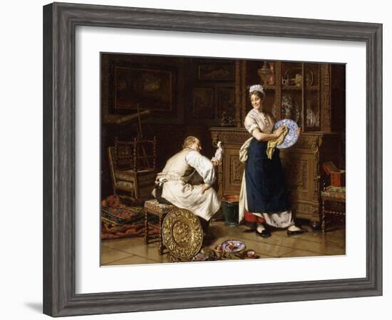 Spring Cleaning, 1876-Evert-jan Boks-Framed Giclee Print