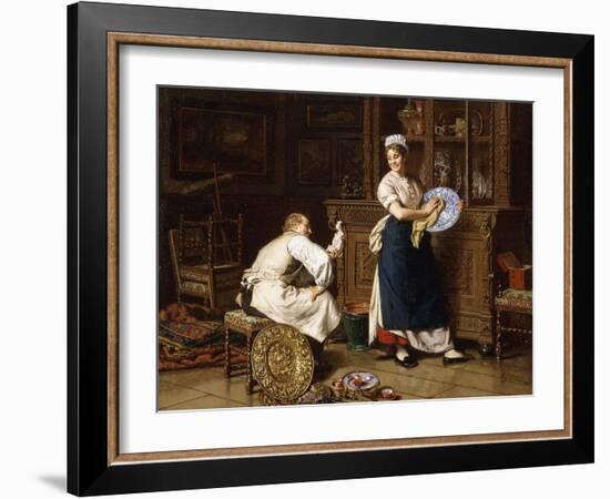 Spring Cleaning, 1876-Evert-jan Boks-Framed Giclee Print