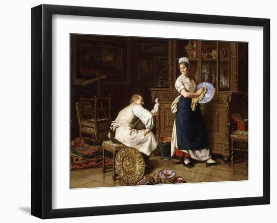 Spring Cleaning, 1876-Evert-jan Boks-Framed Giclee Print