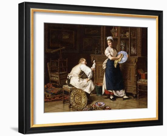 Spring Cleaning, 1876-Evert-jan Boks-Framed Giclee Print