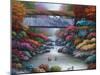 Spring Covered Bridge-John Zaccheo-Mounted Giclee Print