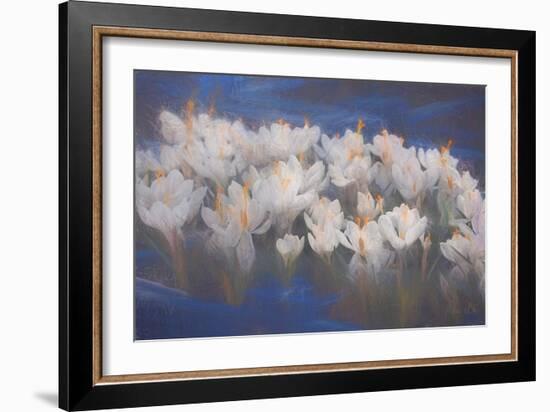 Spring Crocuses, 2018-Helen White-Framed Giclee Print