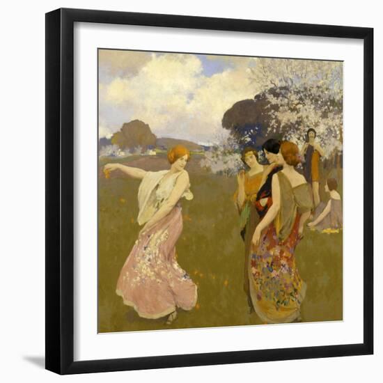 Spring Dance, C. 1917-Arthur Frank Mathews-Framed Giclee Print